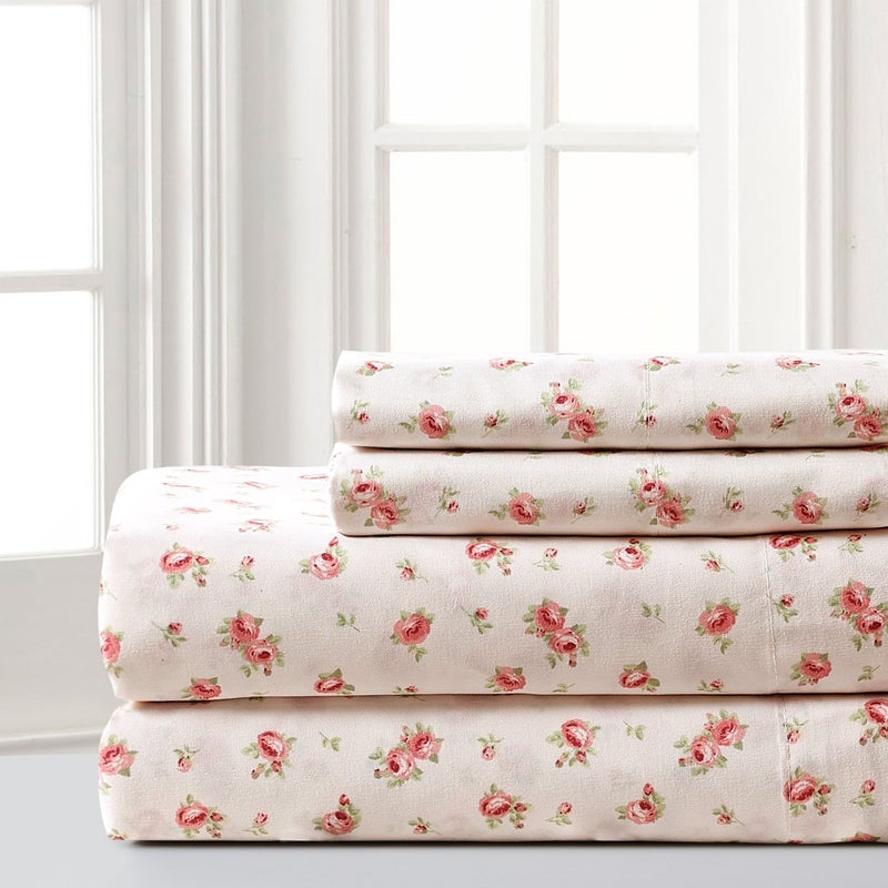 Modern Threads Silky Soft Microfiber and Wrinkle Free Sheets  Luxurious Microfiber Bed Sheets Includes Flat Sheet Fitted Sheet with Deep Pockets  Pillowcases Ivory California King - Image 1