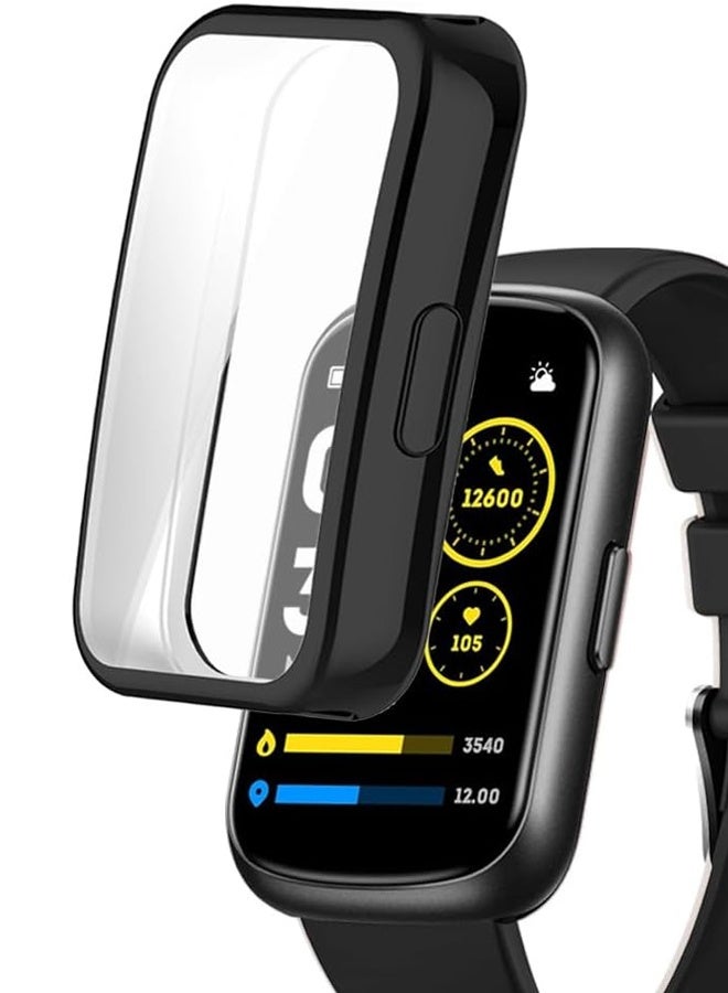 Ful Case Protector Compatible with Huawei Band 8 | Band 9 | Band 10 Watch, Full TPU case protector with TPU screen coverage (Black) - Image 2