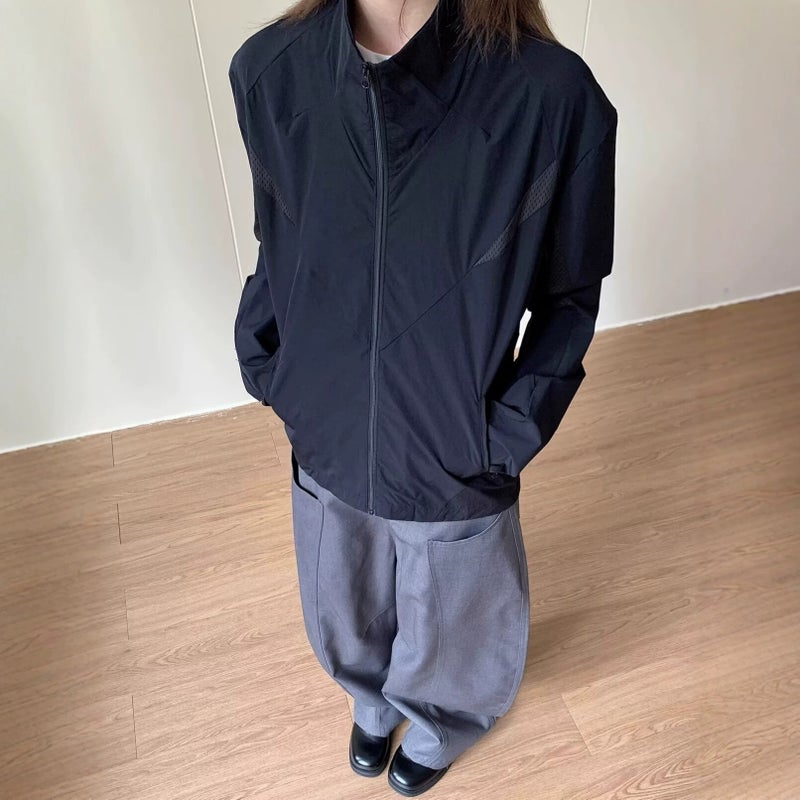 Women's Lightweight Mesh Breathable Stand Collar Sun Protection Jacket - Image 4