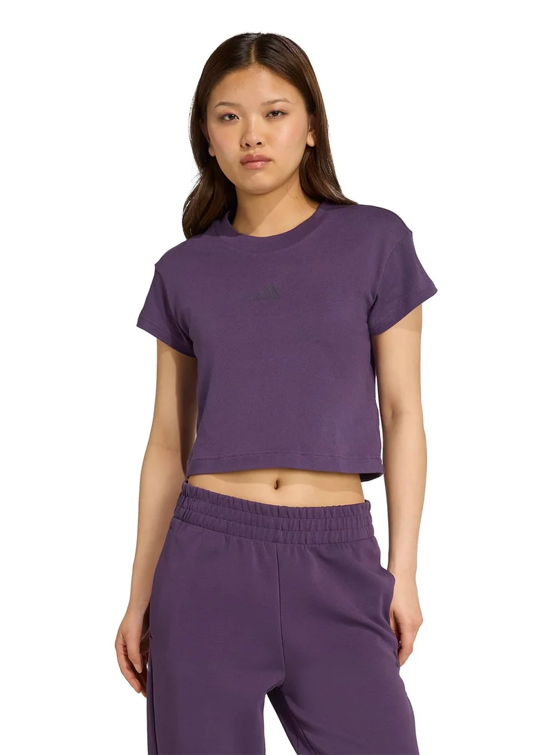 اديداس تيشيرت أطفال بشعار صغير أيقونات المستقبل