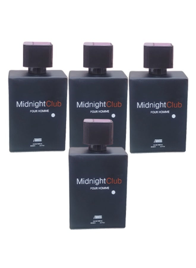 آي سينتس بريميوم 4 قطع عطر ميدنايت كلوب للرجال 100 مل - Image 1
