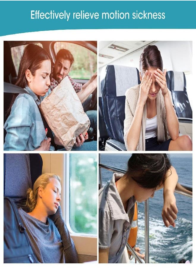 MQFORU - Motion Sickness Patches 20 Counts Sea Sickness Patches for Cruise Anti Nausea Patch to Relief Nausea, Vertigo, Dizziness, Vomiting in Adults and Kids - Image 1