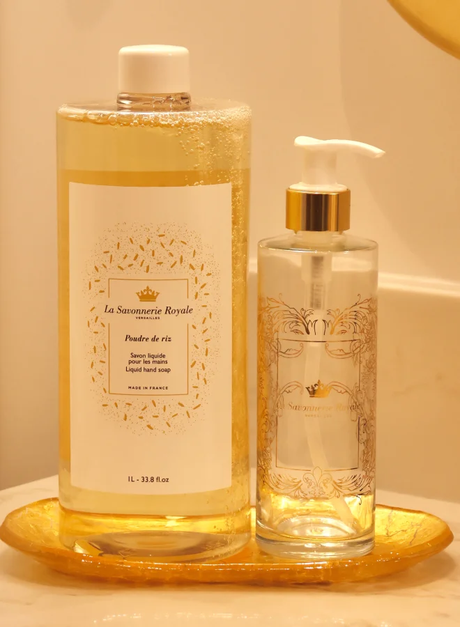 La Savonnerie Royale Liquid hand soap - Refill bottle - 1L - Poudre de Riz