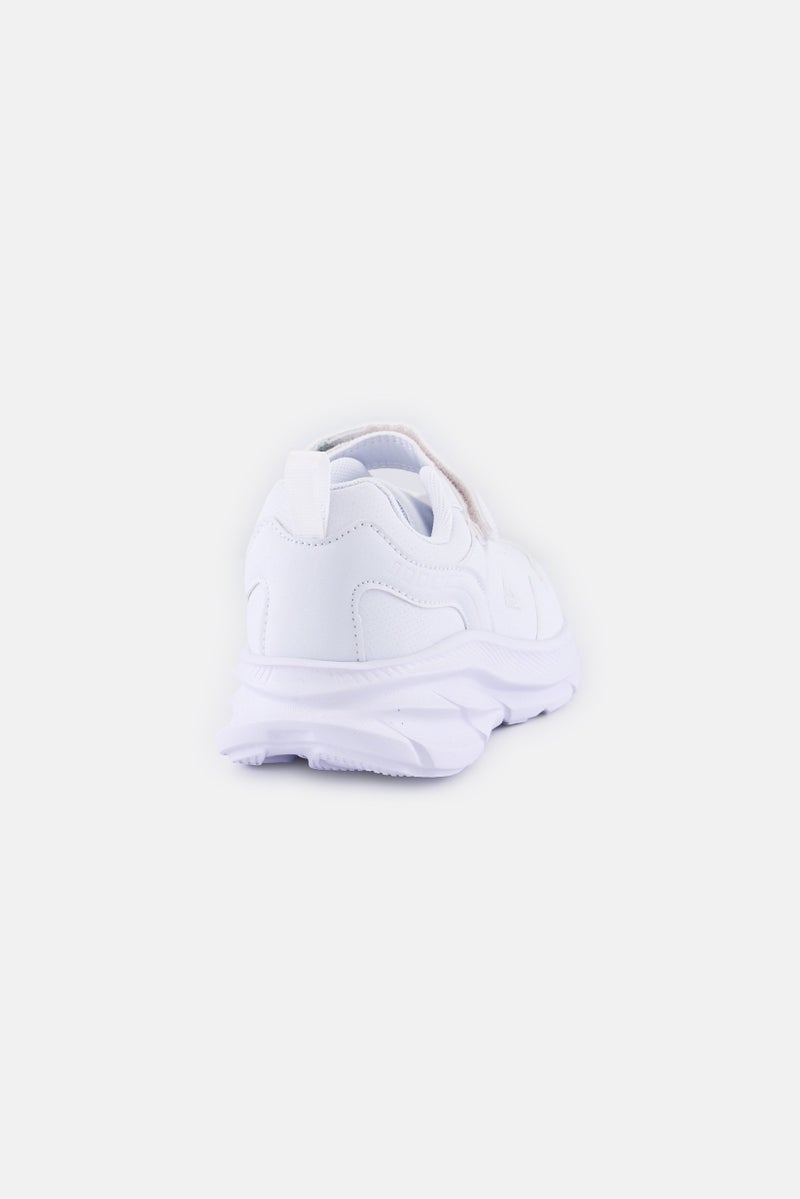 RBX Kids Boy Velcro Closure School Shoes, White  - Image 2