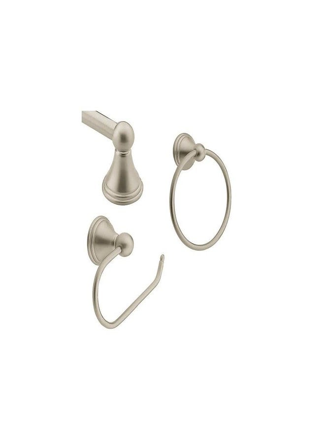 MOEN/FAUCETS DN8433BNCSI Prestonpreston 3Piece Accessory Kit Preston 3Piece Decorative Bath Hardware Set - Brushed Nickel - Image 1