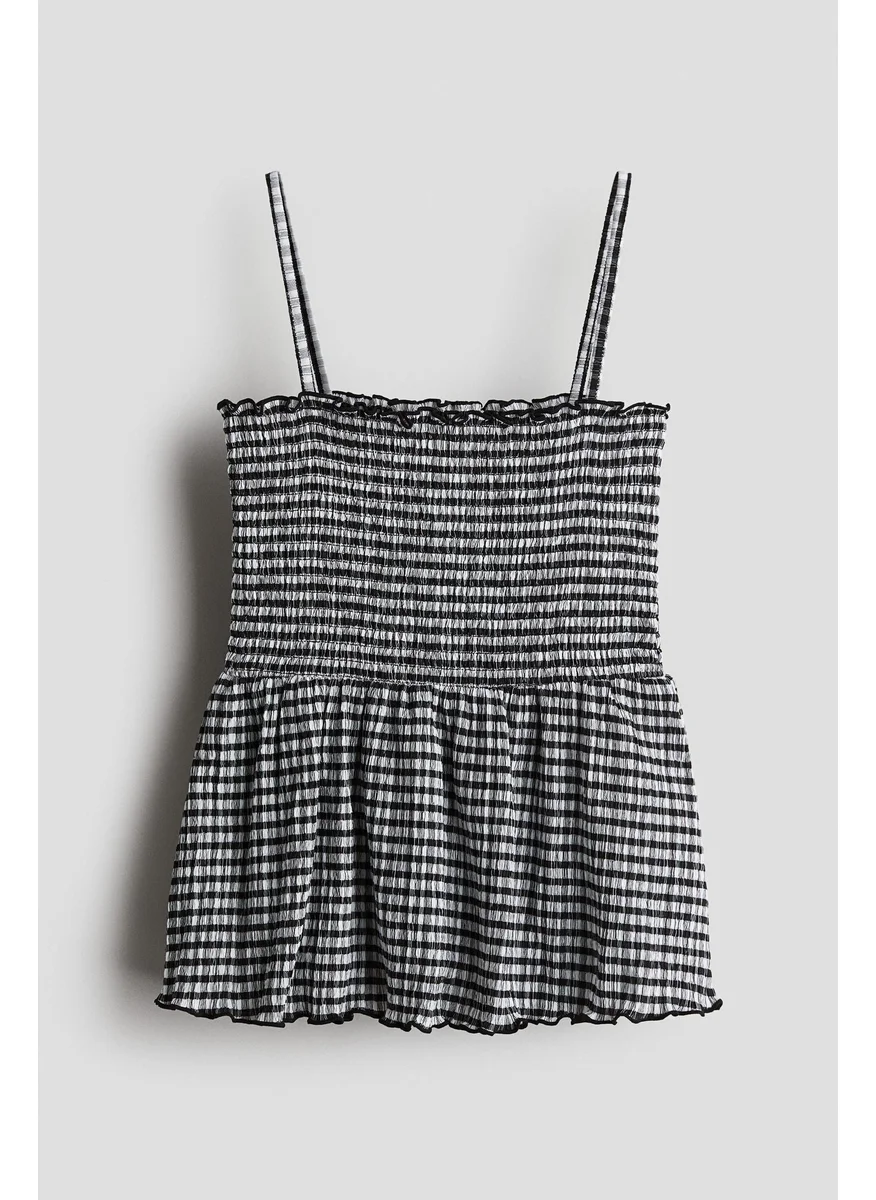 اتش اند ام Smocked Strappy Top