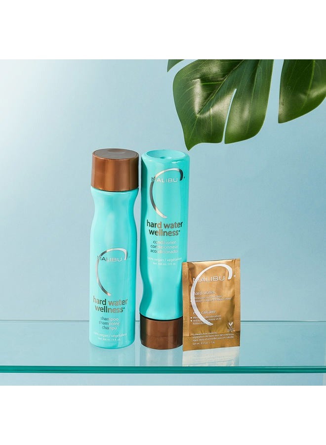 Malibu C Hard Water Wellness Hydrating Shampoo Protects Hair from Hard Water Elements and Removes Build Up Sulfate-Free Shampoo for Hair Vibrancy, 9oz - Image 4