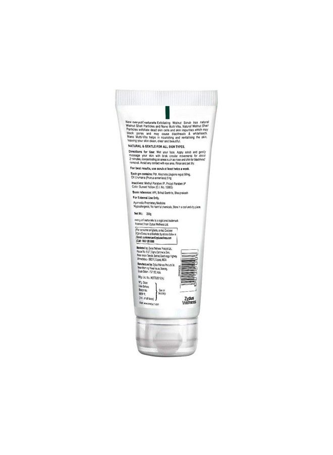 Everyuth Naturals Exfoliating Walnut Scrub 200Gm Tube - Image 3