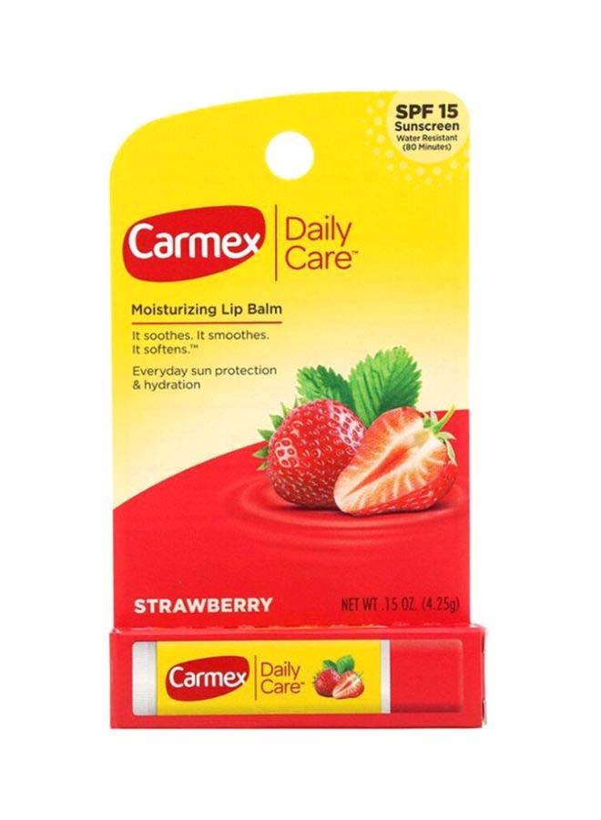 CARMEX Moisturizing Lip Balm - Strawberry 4.25grams - Image 2