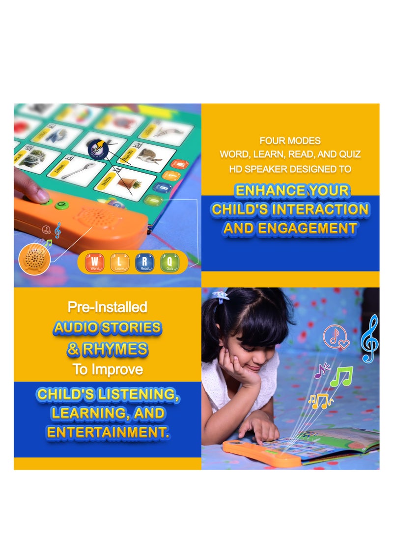 Kiddale Musical Hindi Learning Sound Book|Touch & Listen|Learn Hindi Ka Kha Ga,Numbers,Fruits,Vegetables,Body Parts,Shapes,Colors|Loaded with Activities,Rhymes,Coloring & Stories|Gift for 2, 3,4 Years  - Image 5