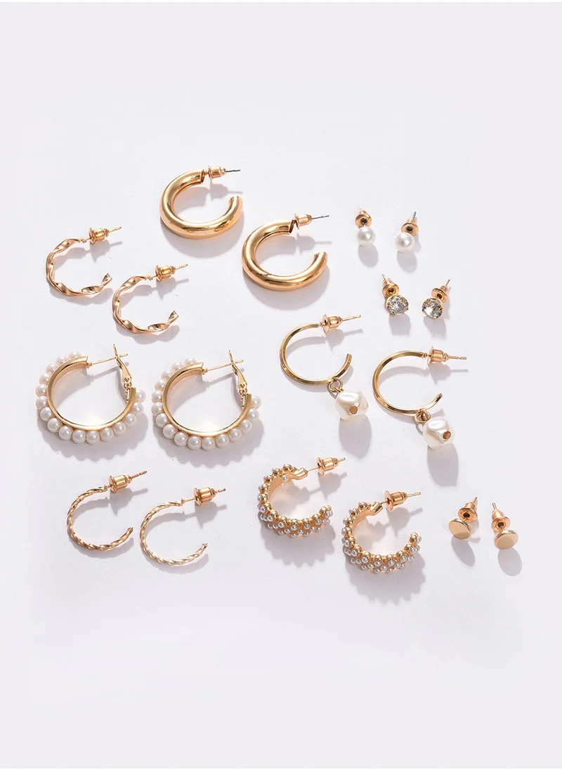 سوهي Contemporary Stud Earrings