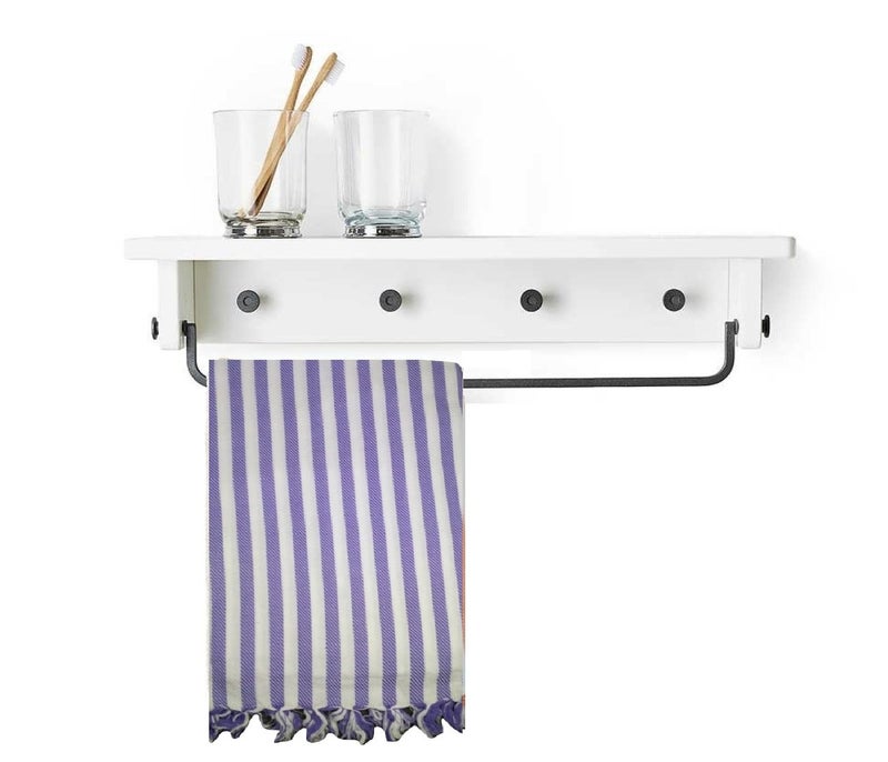 Cotton Colors Cotton Colors - 2 Striped Bath Towels - Standard Towel (60" * 30 ") (Super Water Absorbent, Very Thin, Light Weight, Soft & Easy to Dry)_D31  - Image 4