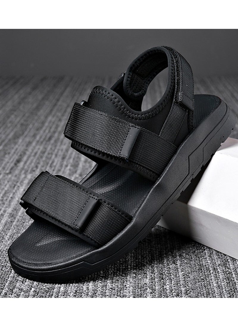 Al Aoyama Mens Comfortable Walking Sandals, Soft Sports Sandals with Three Adjustable Hook  - Image 5