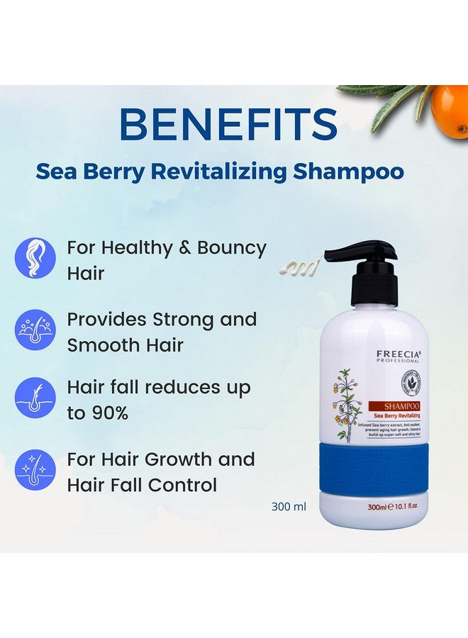 freecia Professional Shampoo With Sea Berry Extracts Revitalizing Nourishing & Moisturizing Gentle & Mild Care For Perfect Looking Hair (300Ml) - Image 4
