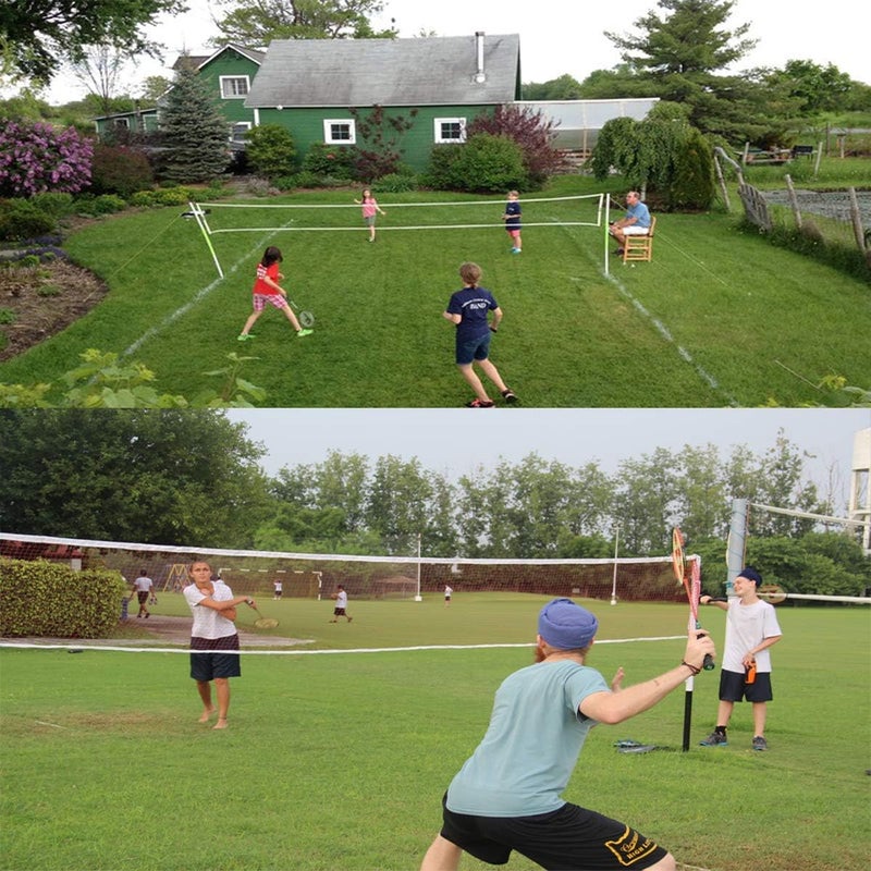 MioCloth Badminton Replacement Net with Rope Cable, Universal 20ft Volleyball Badminton Pickleball Net for Garden School Yard Backyard Garden Training Gym Sport Supply - Image 4