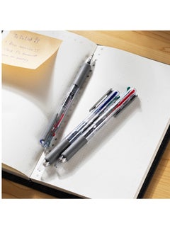 Deli 3-Piece Multi Ink Ballpoint Pen With Four Ink Colours  - Image 3