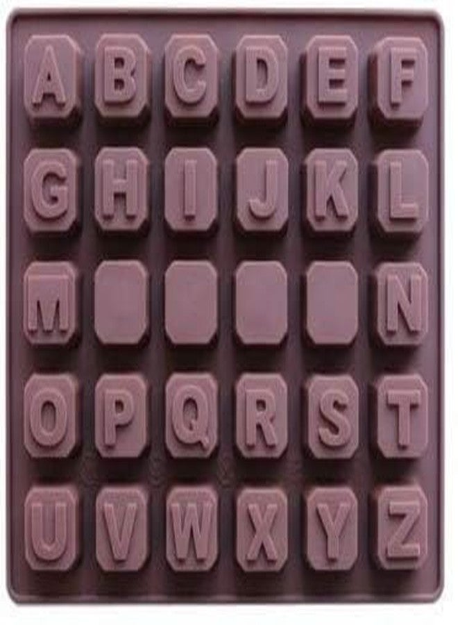 FEDDE Silicone Chocolate Mould Alphabet Chocolates Candy Mold ABCD Ice Cube Tray - Image 4