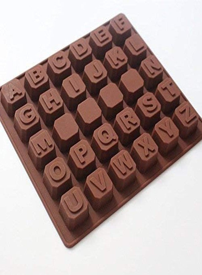 FEDDE Silicone Chocolate Mould Alphabet Chocolates Candy Mold ABCD Ice Cube Tray - Image 3
