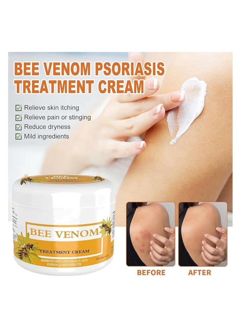 SYOSI Bee Venom Moisturizing Cream for Soothing Skin, Hydrating Body Cream for Comfort, Specialized Care for Sensitive Skin, Natural Skin Treatment, Suitable for All Skin Types (30g) - Image 4
