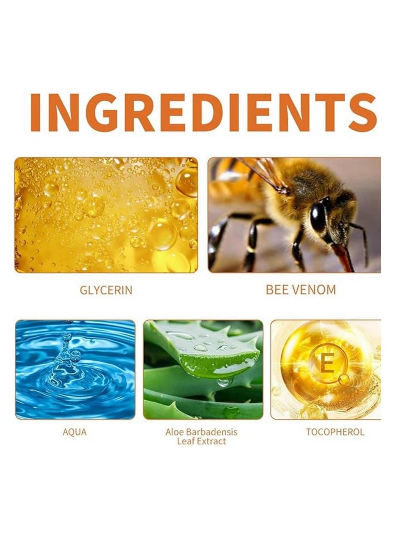 SYOSI Bee Venom Moisturizing Cream for Soothing Skin, Hydrating Body Cream for Comfort, Specialized Care for Sensitive Skin, Natural Skin Treatment, Suitable for All Skin Types (30g) - Image 5