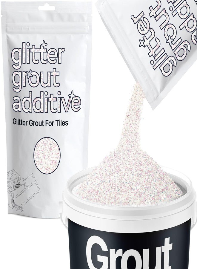 Hemway | Glitter Grout Tile Additive 100g for Tiles Bathroom Wet Room Kitchen | Easy to use - Add/Mix with Epoxy Resin or Cement Based Grout | Temperature Resistant (Mother Of Pearl) - Image 1