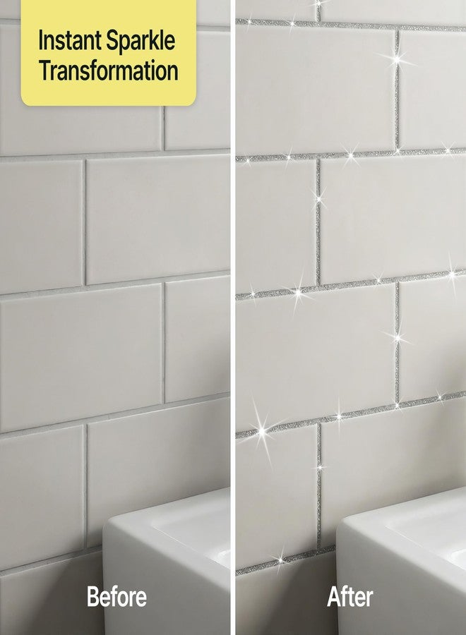 Hemway | Glitter Grout Tile Additive 100g for Tiles Bathroom Wet Room Kitchen | Easy to use - Add/Mix with Epoxy Resin or Cement Based Grout | Temperature Resistant (Mother Of Pearl) - Image 2