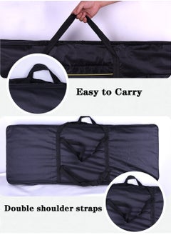 Mike Music 61 Key Keyboard Bag, Electronic Piano Case, Handheld and Shoulder Carry, Portable Durable Keyboard Piano Waterproof Oxford Cloth with Cotton Padded Gig Bag 102cm*44cm*12cm  - Image 3