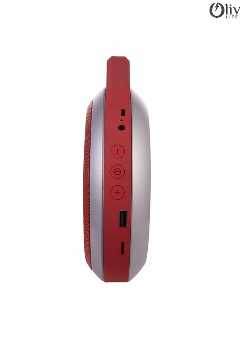 Oliv Life Hx Busa Bluetooth Speaker | Portable Wireless Speaker with 10W RMS Immersive Sound | IPX4 Water Resistance | Tough Enduring Builds Bass | 6Hrs Playtime, BT V5.3, TWS Pairing  - Image 5