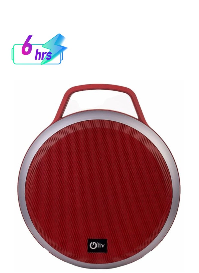 Oliv Life Hx Busa Bluetooth Speaker | Portable Wireless Speaker with 10W RMS Immersive Sound | IPX4 Water Resistance | Tough Enduring Builds Bass | 6Hrs Playtime, BT V5.3, TWS Pairing  - Image 1