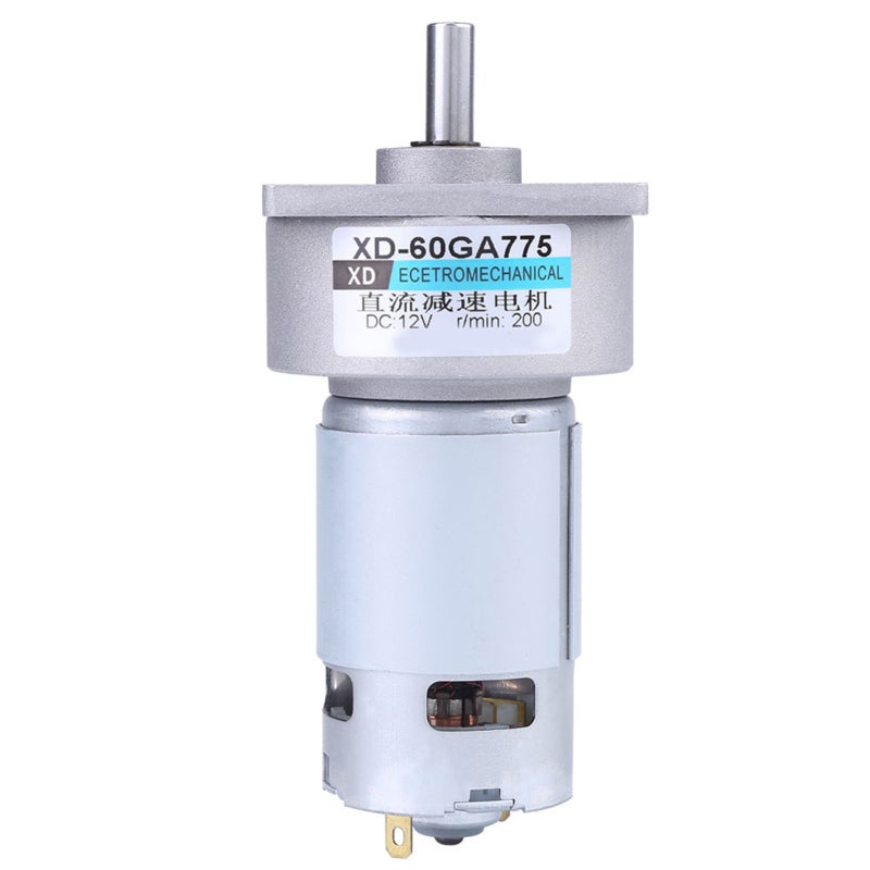 XD DC Geared Motor 10x6cm High Torque Low Noise Metal Gear - Pure Copper Wire Coil 35W 12V for Automatic Doors Windows Grills - Image 1