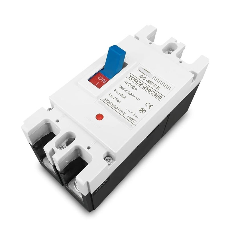 TOM7Z 250 2P 200A DC 600V Solar Molded Case Circuit Breaker Overload Protection Switch - Image 4