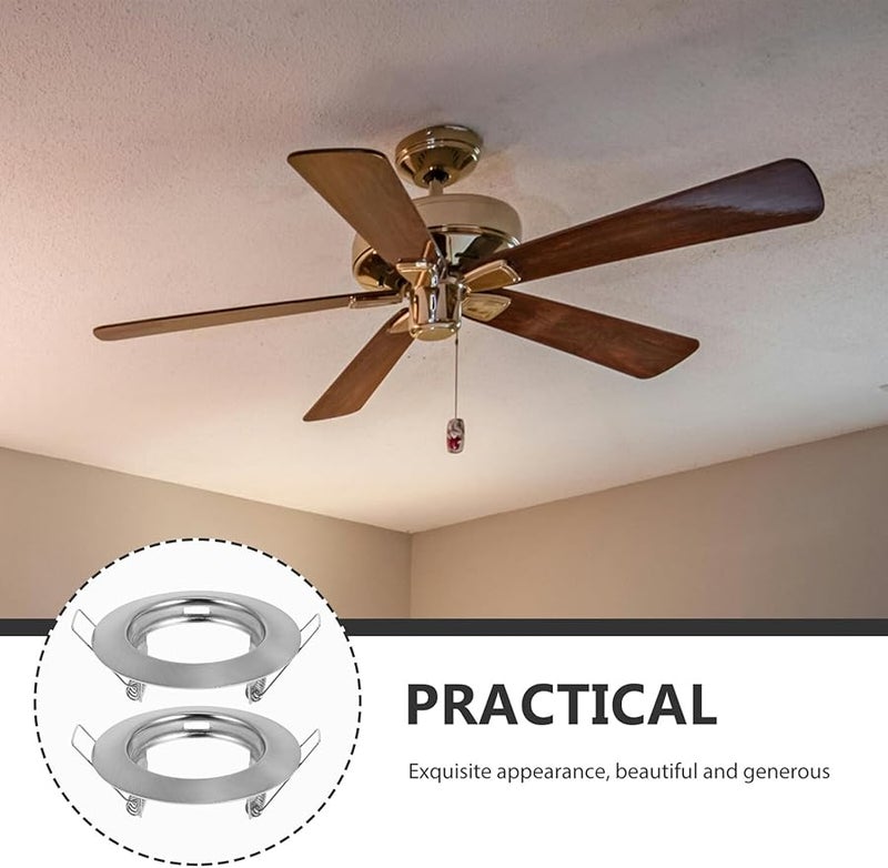 2Pcs Recessed Light Frames Ceiling Mounting Brackets for Spotlight Bulbs Space Saving Embedded Installation - Image 4