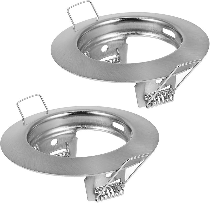 2Pcs Recessed Light Frames Ceiling Mounting Brackets for Spotlight Bulbs Space Saving Embedded Installation - Image 2