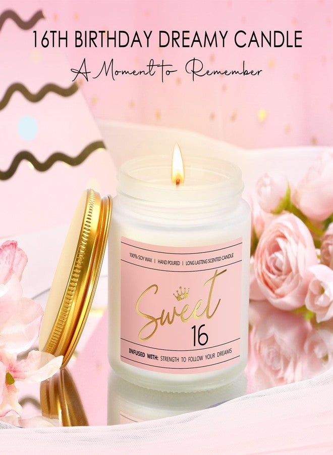 YENCHORN Sweet 16 Gifts for Girls Happy 16th Birthday Gifts for Girls Sweet Sixteen Gift for 16 Year Old Girl Trendy 2026 Pink 16 Year Old Girl Birthday Gift Ideas 16th Decoration for Granddaughter, Daughter - Image 4