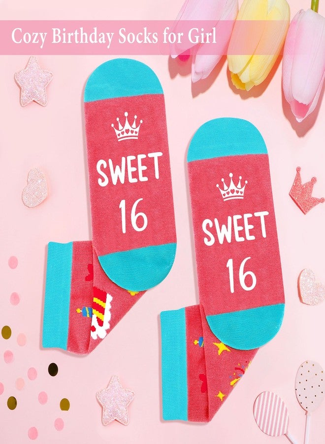 YENCHORN Sweet 16 Gifts for Girls Happy 16th Birthday Gifts for Girls Sweet Sixteen Gift for 16 Year Old Girl Trendy 2026 Pink 16 Year Old Girl Birthday Gift Ideas 16th Decoration for Granddaughter, Daughter - Image 5