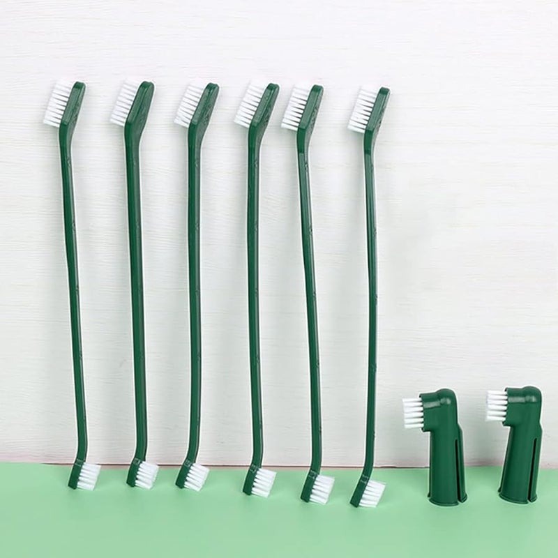 Dual Sided Finger Toothbrush Kit For Dog Puppy Oral Care Pet Dental Cleaning - Image 5