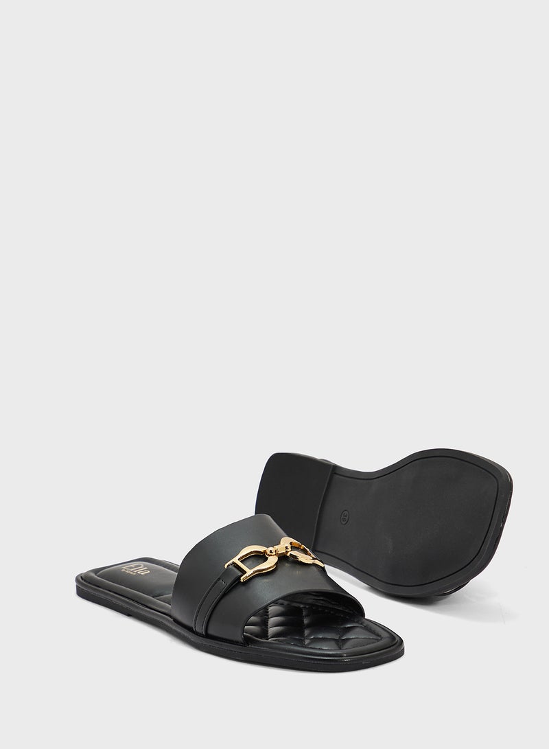 ELLA Ladies Flat Sandal - Image 3