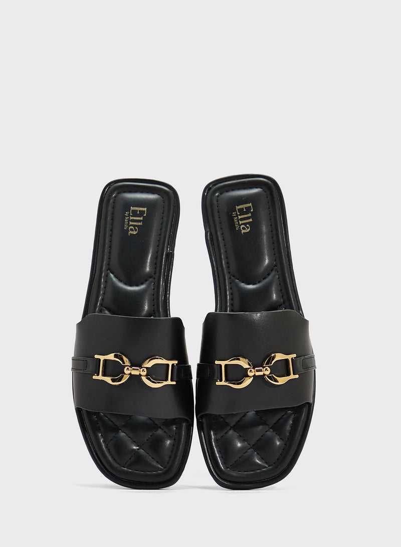 ELLA Ladies Flat Sandal - Image 4