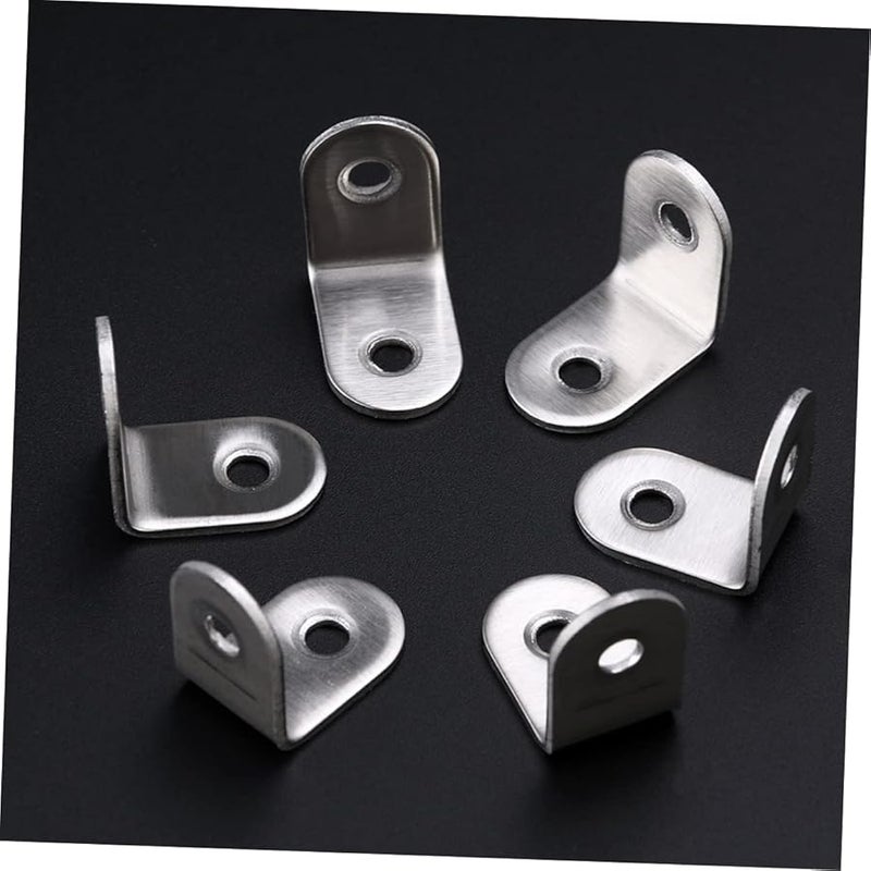 Heavy Duty Stainless Steel Corner Brackets 30pcs For Shelves Furniture Support - Image 5