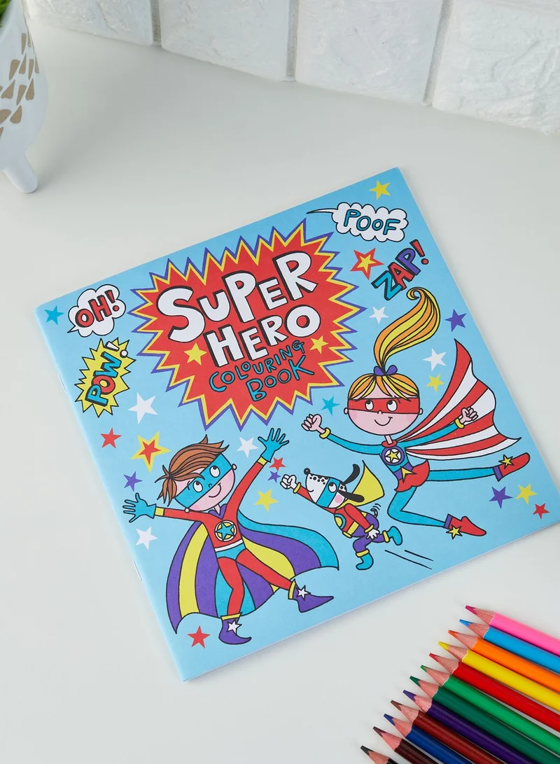 Rachel Ellen Designs Super Hero Colouring Book