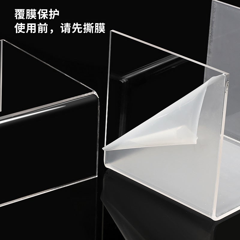 Acrylic Bracket U-Shaped Display Rack Desktop Bookshelf Cosmetic Partition Plate Storage Shoe Rack Mirror Cabinet Storage Rack - Image 4