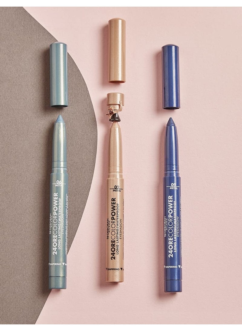 ديبورا ميلانو قلم ظلال العيون كولور باور يدوم طويلاً من ديبورا ميلانو 08 أرجواني داكن - Image 5