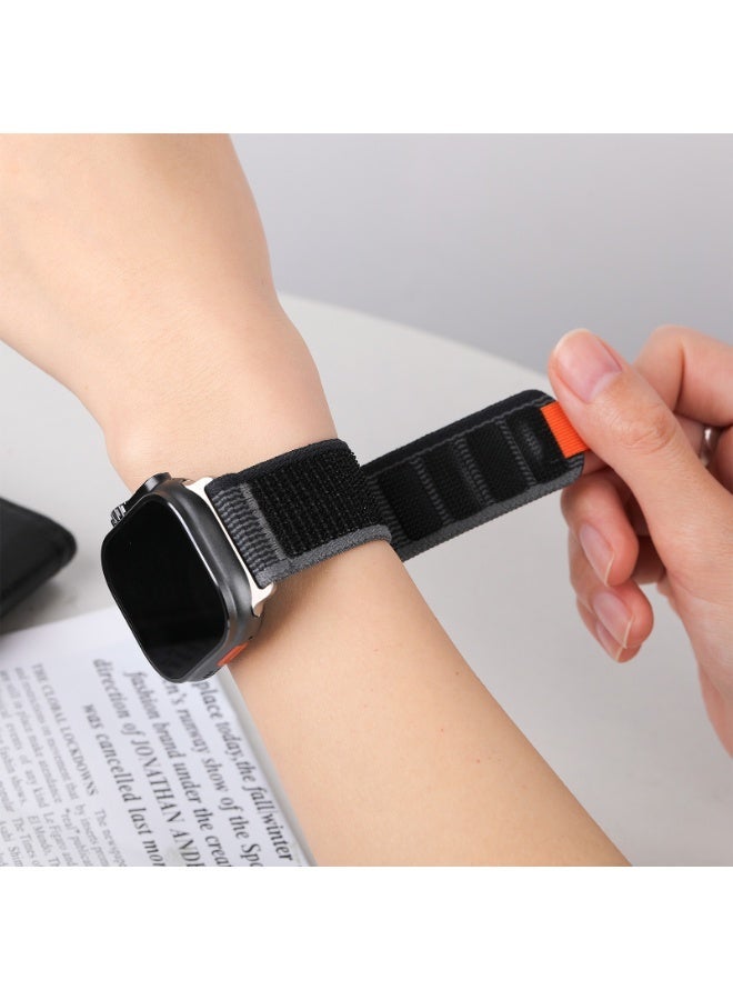 3PCS Compatible with Apple Watch Ultra 3/2 Bands 49mm 46mm 45mm 44mm Men Women,Breathable Nylon Sport Loop for iWatch Series 11/10/9/8/7/6/SE/5/4/3,SE 3 2 1, Ultra 3 2 5 - Image 5