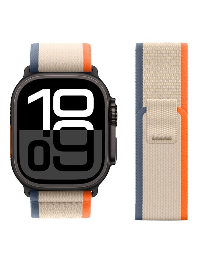 3PCS Compatible with Apple Watch Ultra 3/2 Bands 49mm 46mm 45mm 44mm Men Women,Breathable Nylon Sport Loop for iWatch Series 11/10/9/8/7/6/SE/5/4/3,SE 3 2 1, Ultra 3 2 5 - Image 4