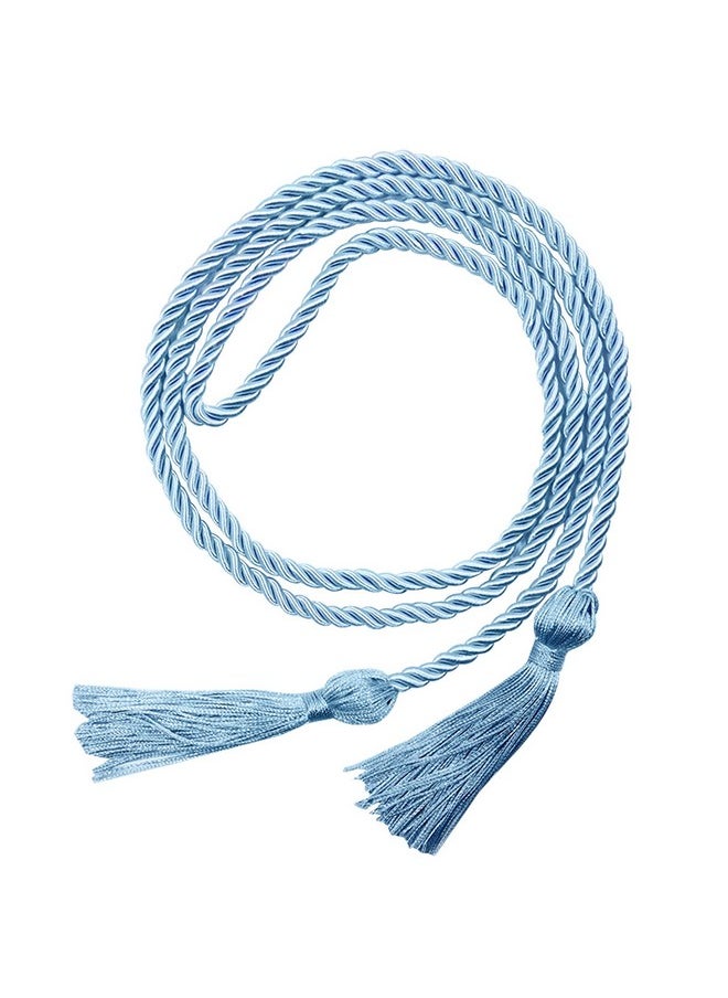 BangBoom 66 Inches Tassel Cord Graduation, Braided Solid Color Honor Cords, Graduation Honor Cords Rope Belt, Graduation Ropes High Honor For Grad Days (Blue)  - Image 1