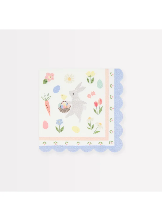 Meri Meri Easter Bunny Small Napkins