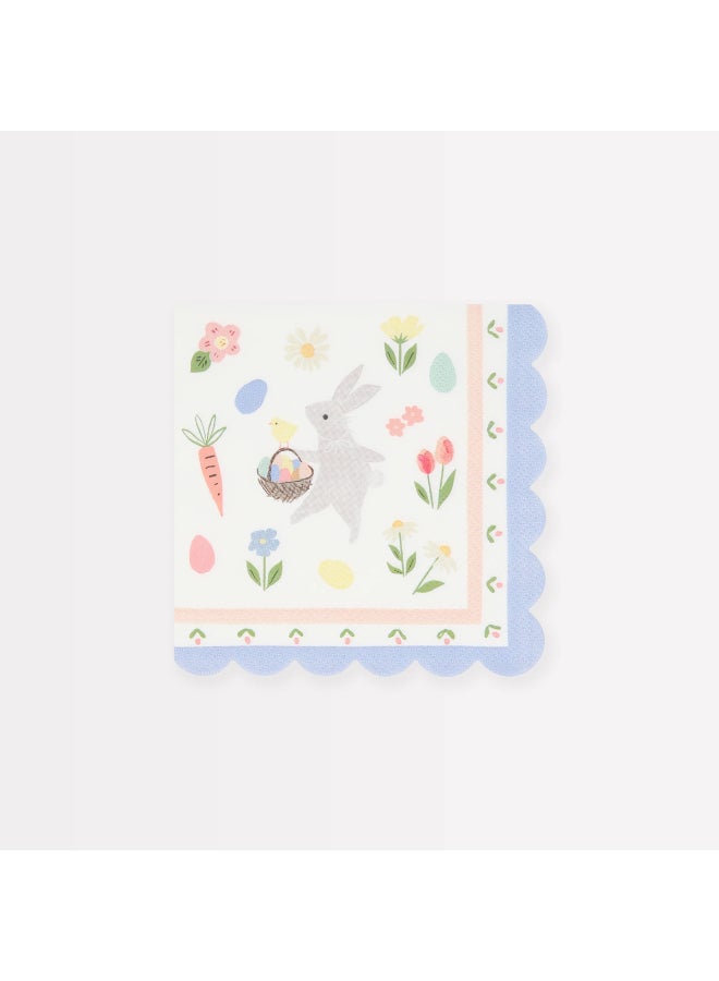 ميري ميري مناديل صغيرة أرنب عيد الفصح - Image 1