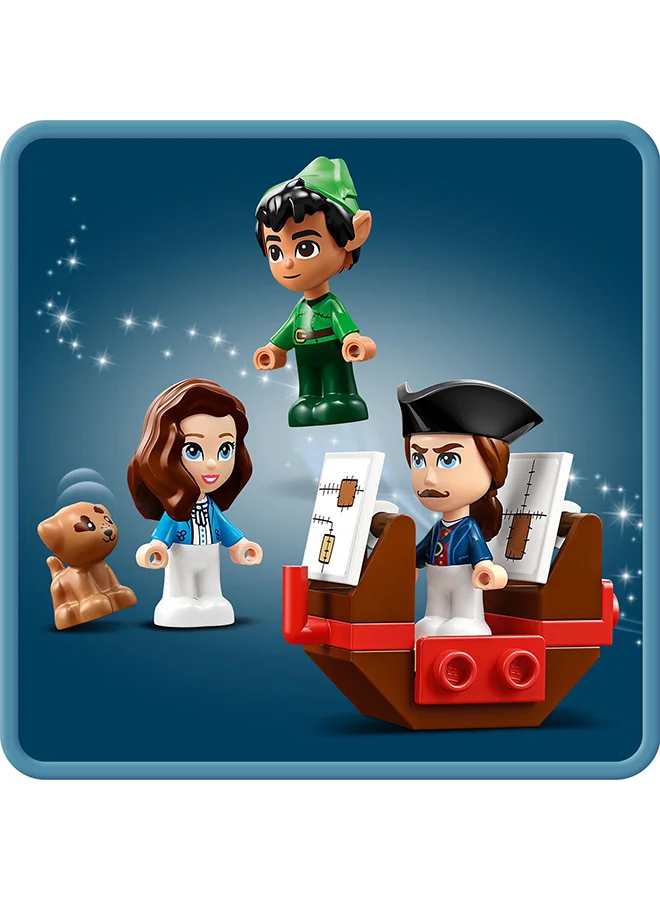 ليغو Disney Peter Pan & Wendy’S Storybook Adventure 43220 Building Toy Set; A Cool Set With Beloved Characters; Portable, Imaginative Play And Storage In A Lockable Book For Kids Aged 5 And Over (111 Pieces)