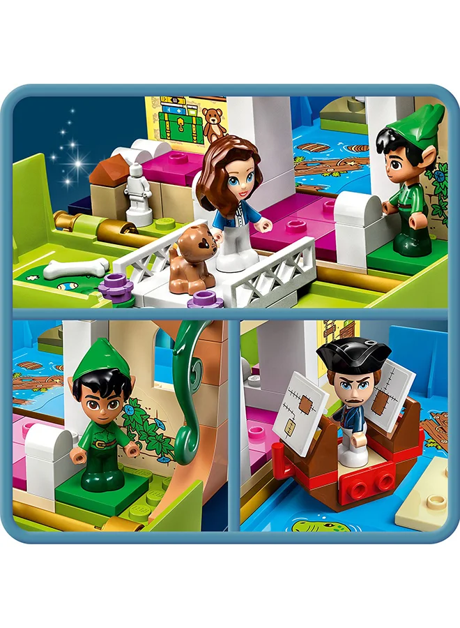 ليغو Disney Peter Pan & Wendy’S Storybook Adventure 43220 Building Toy Set; A Cool Set With Beloved Characters; Portable, Imaginative Play And Storage In A Lockable Book For Kids Aged 5 And Over (111 Pieces)