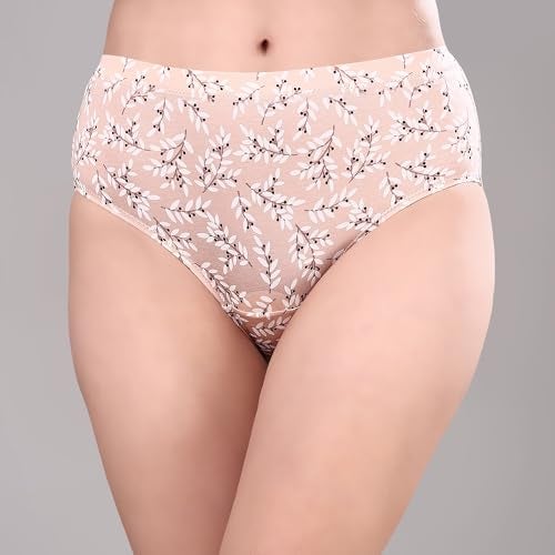 SOIE Women's High Rise Full Coverage Printed Stretch Cotton Hipster Panty (Pack of 3)(3FCB-30 Pack 6 XL) - Image 3
